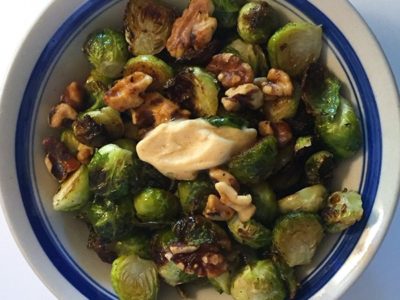 Brussels Sprouts with Walnuts and Ghee