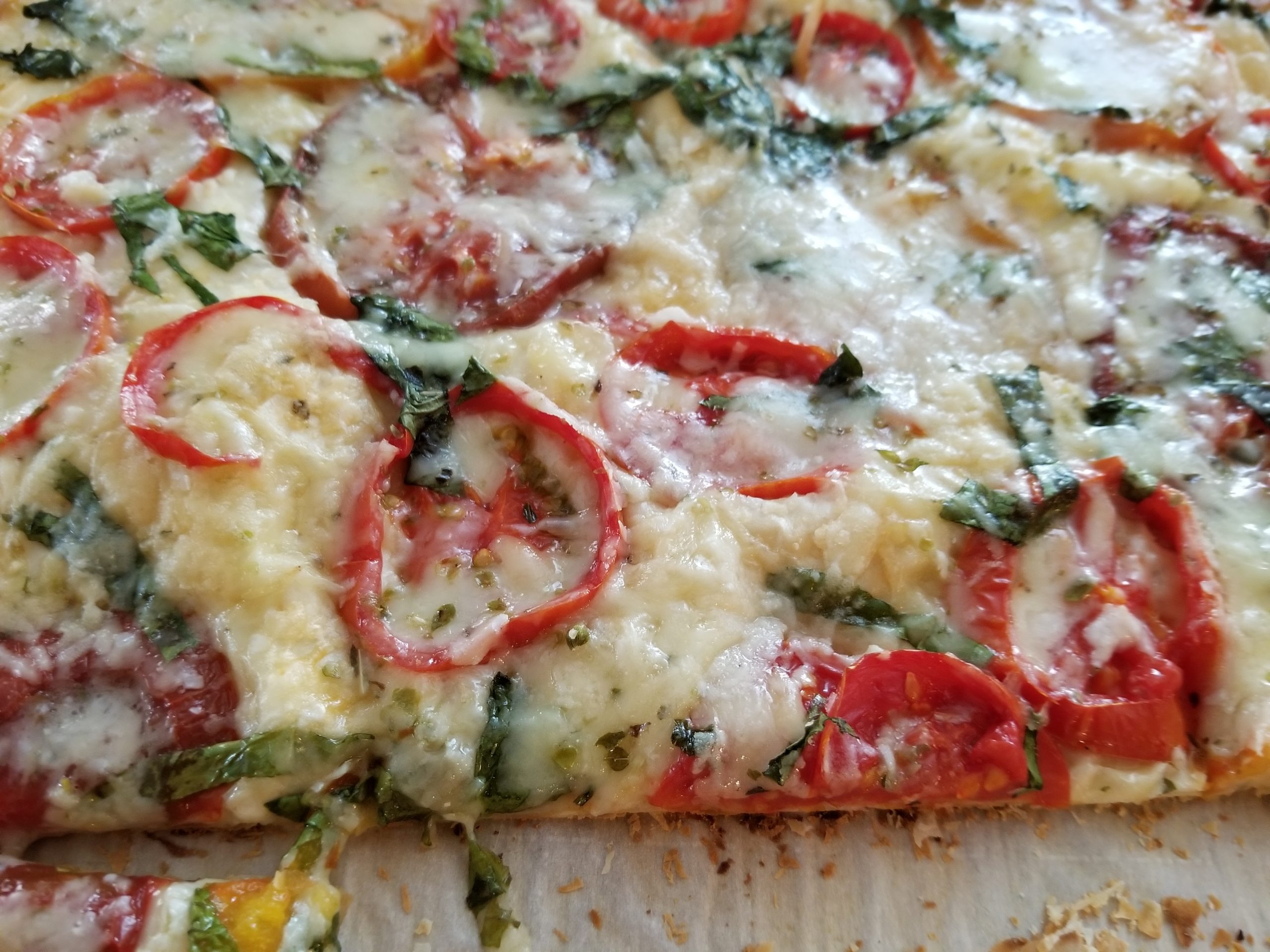 Cheesy Heirloom Tomato Tart - Simply Ghee