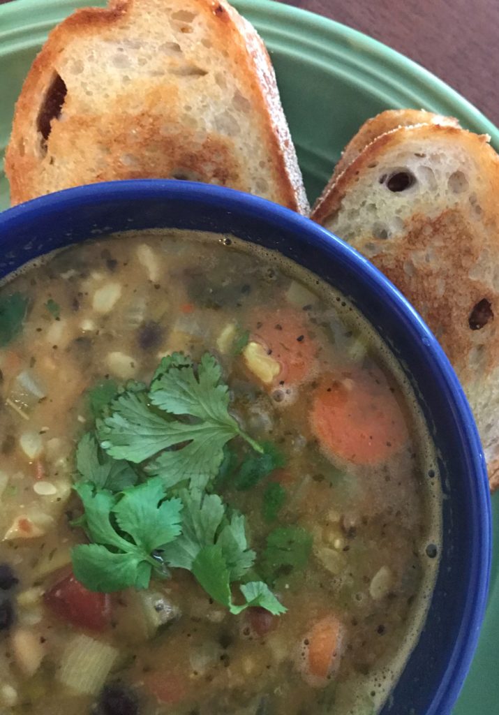 Three Bean Vegetable Soup Simply Ghee