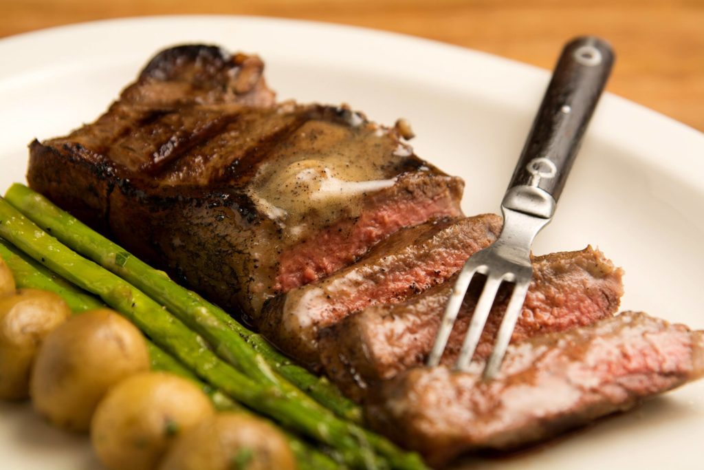 Steak with Simply Ghee Black Garlic Ghee