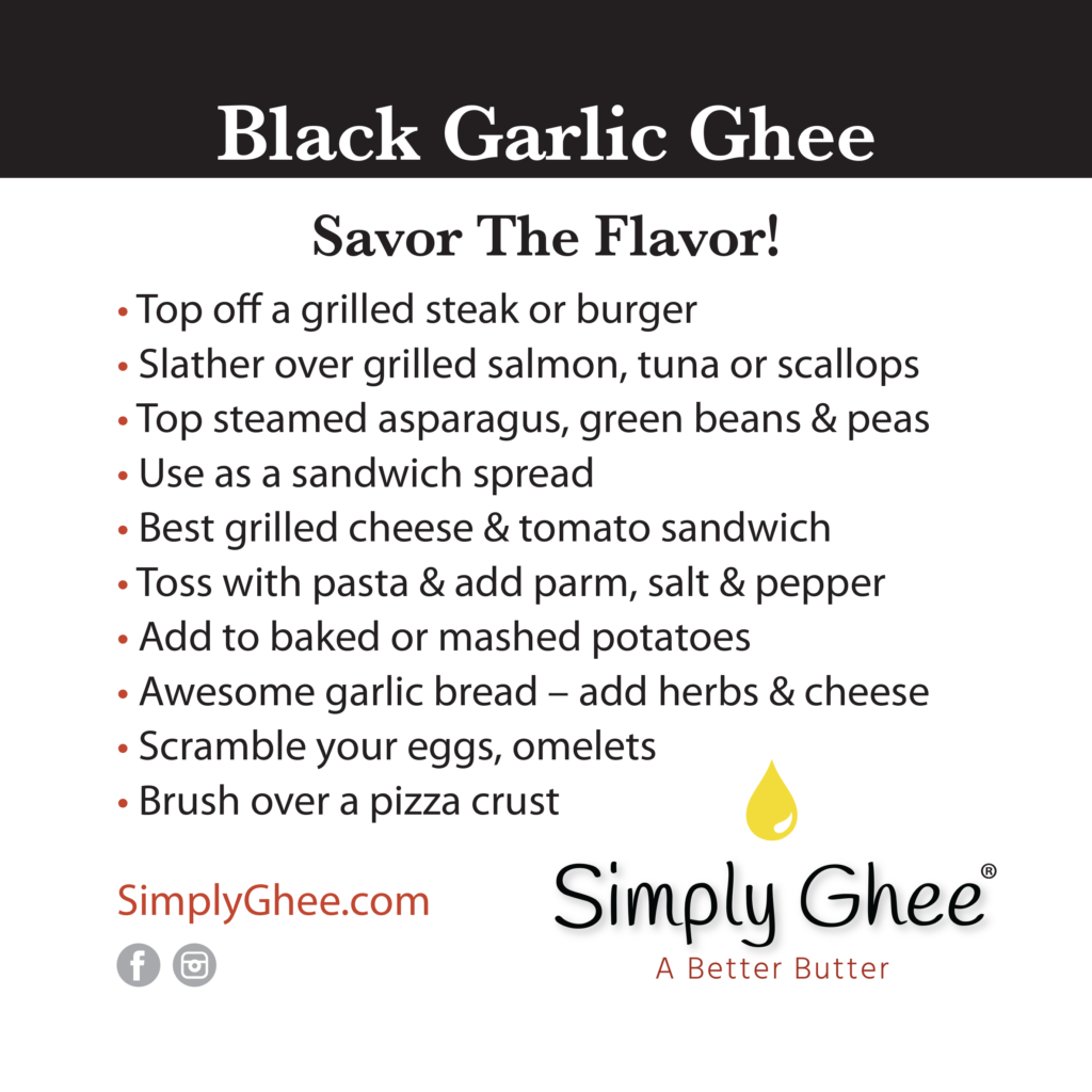 Simple Uses for Black Garlic Ghee