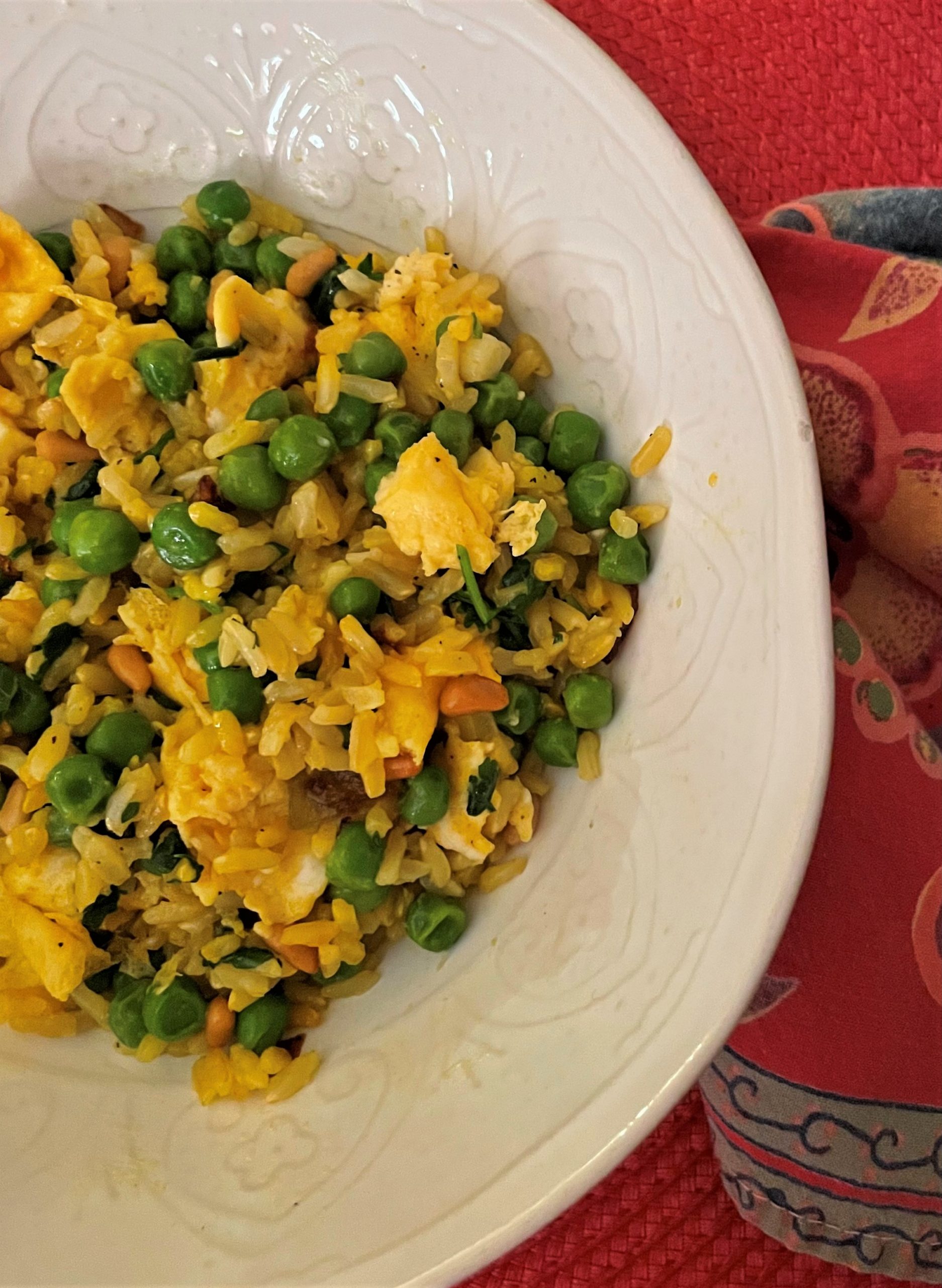 Brown Basmati Rice and Pea-laf