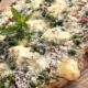Spring Pea, Prosciutto and Ricotta Pizza