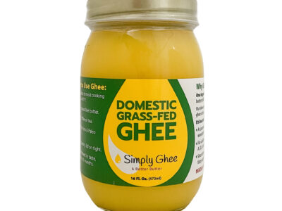 Domestic Grassfed Ghee 16oz Front
