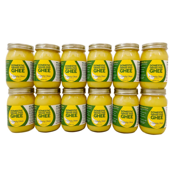 Domestic Grassfed Ghee -case of 12