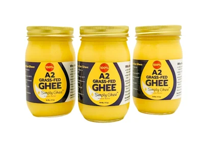A2 Grass Fed Simply Ghee 3 Pack